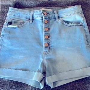 NWOT Button Up Denim Shorts
